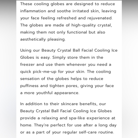 NWOT Beauty Crystal Ball Ice Globes - Picture 8 of 9